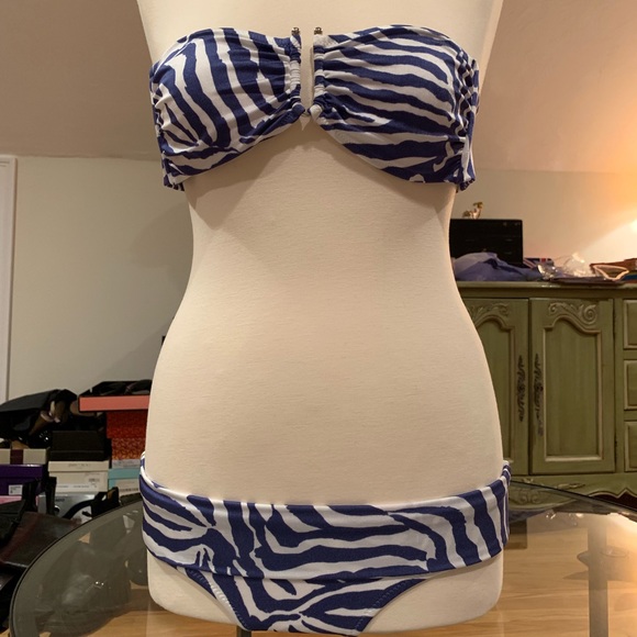 zebra print two piece